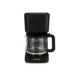 KITCHENCOOK Cafetière Filtre 1,3 L Noire Mate Matt Coffee De Kitchencook