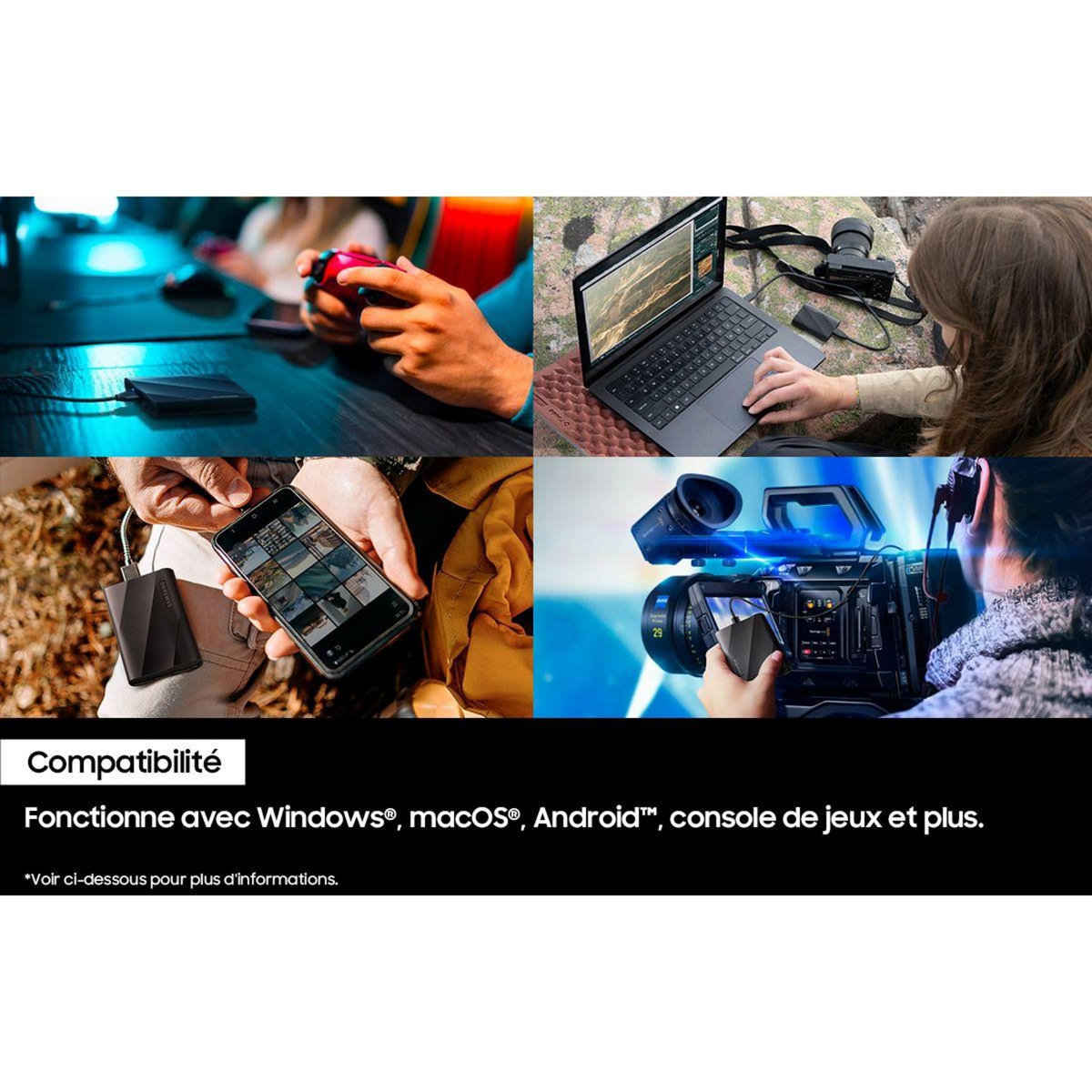 Samsung Disque dur SSD externe 1To T9