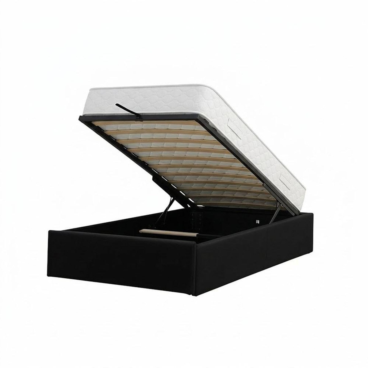 LITERIE JULIEN Ensemble Lit Coffre et Matelas  Soutien Très Ferme Haute