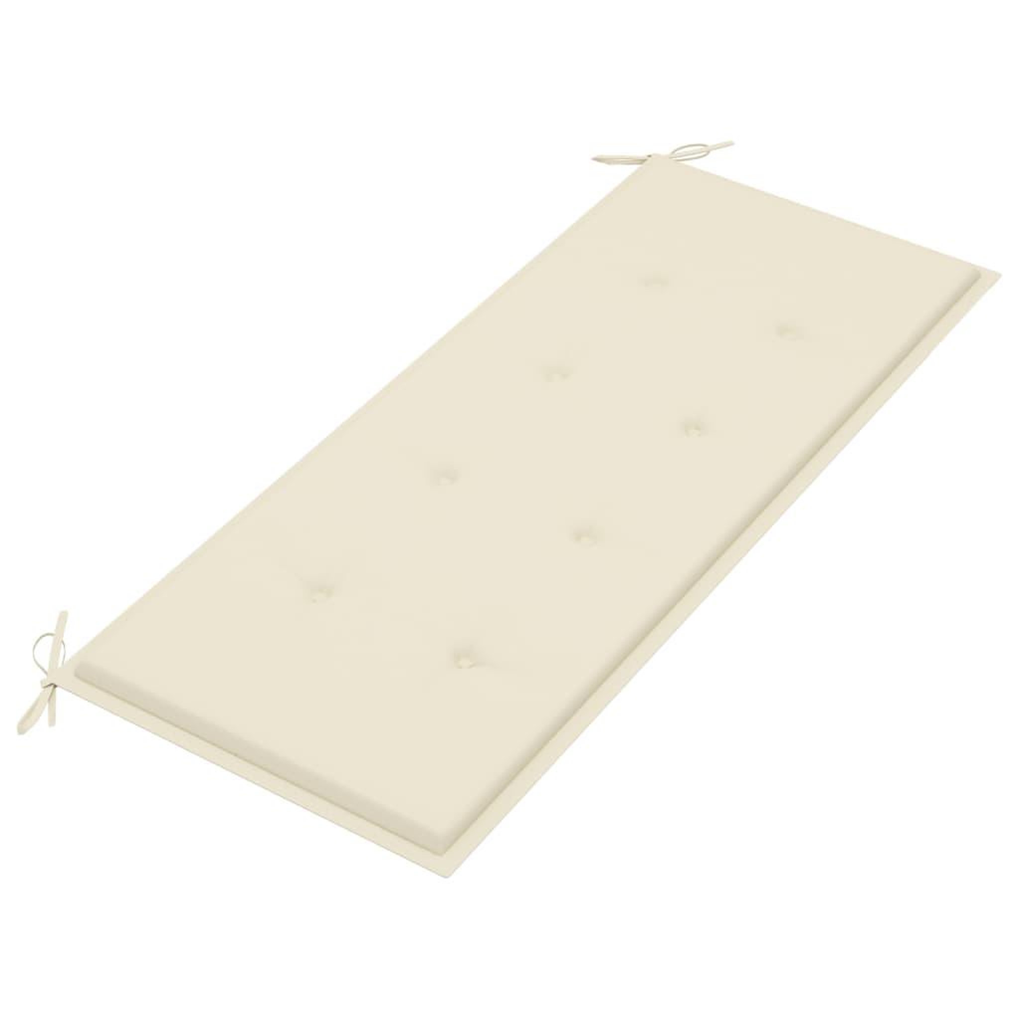 Voir la diapositive 5 : VIDAXL Banc de jardin avec coussin 120 cm Bois d'acacia massif
