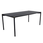 Paris Prix Table à Manger Design  Pelle  190cm Noir