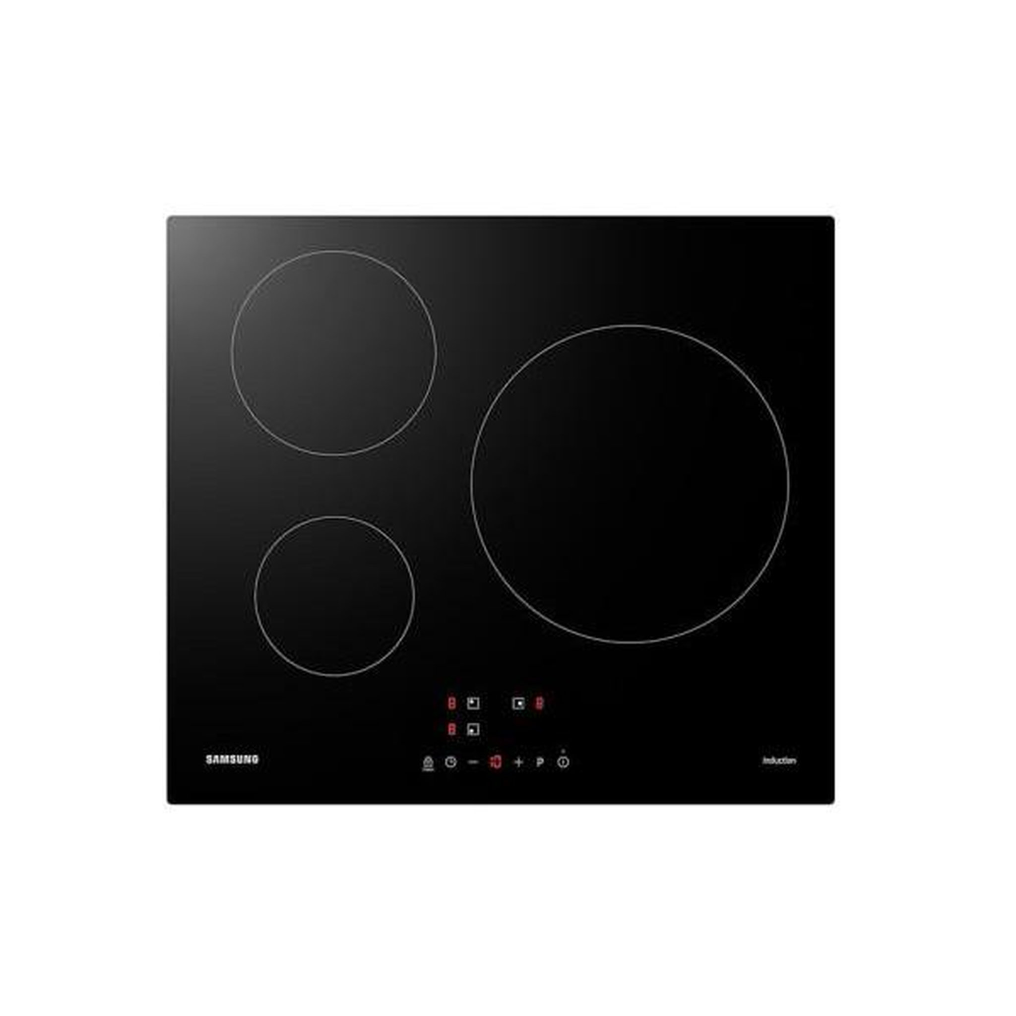 Voir la diapositive 3 : Samsung Plaque de cuisson induction - samsung - 3 zones - l59 x p57 cm - nz63m3nm1bb/ur - 7200 w - revetement verre - noir