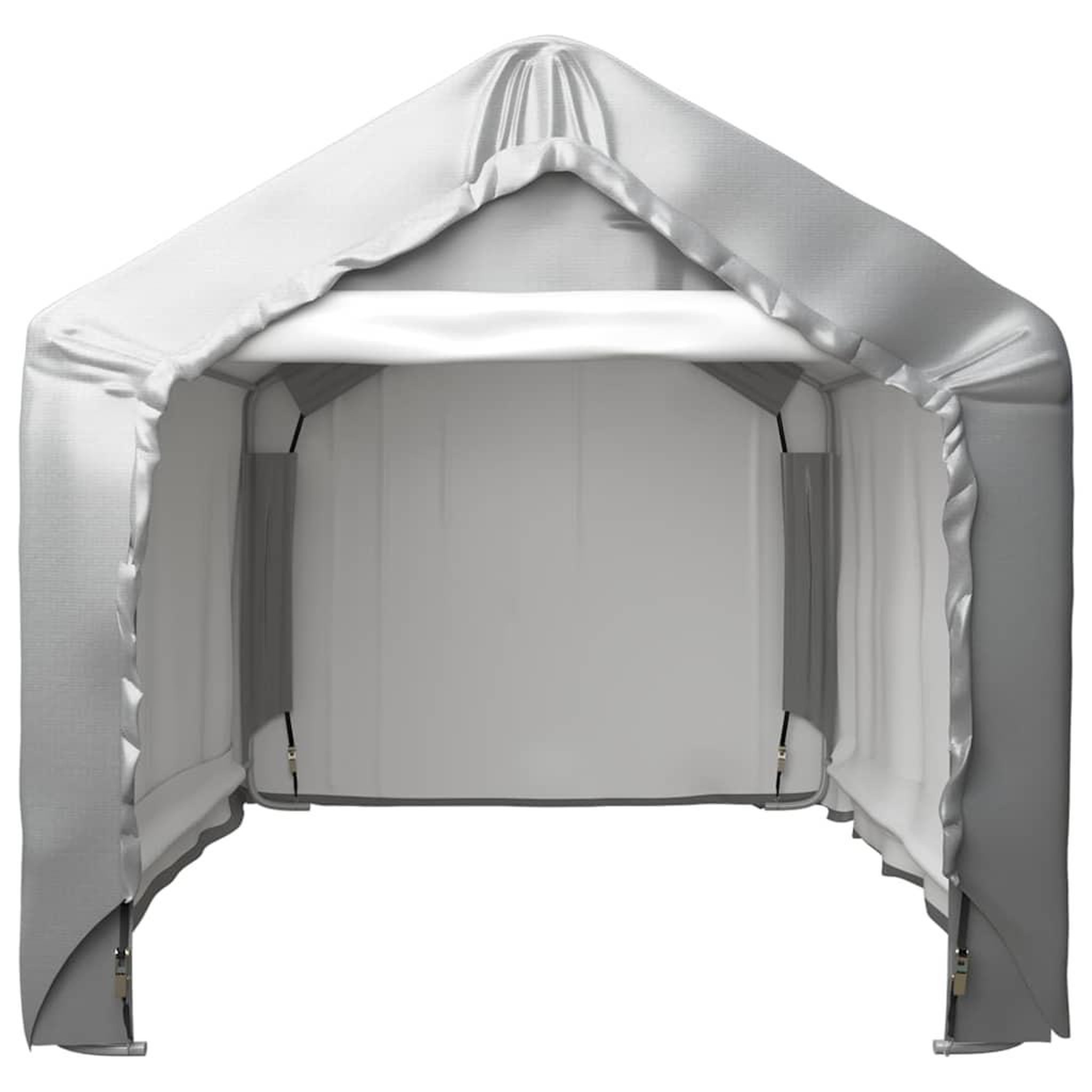 Voir la diapositive 3 : VIDAXL Tente de rangement gris 180x180 cm acier galvanise