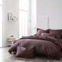 Voir la diapositive 1 : Home collection Housse de couette 100% coton uni