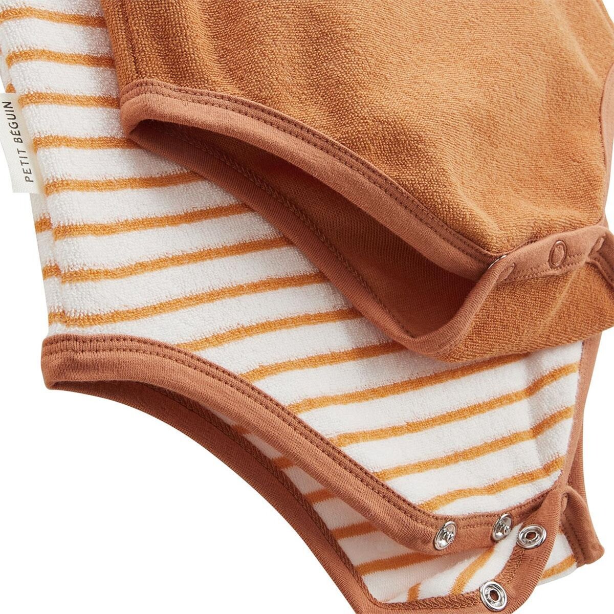 Petit Béguin Lot de 2 bodies bébé sans manches en éponge Mio