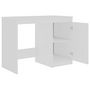 Voir la diapositive 4 : VIDAXL Bureau Blanc 100x50x76 cm Bois d'ingenierie
