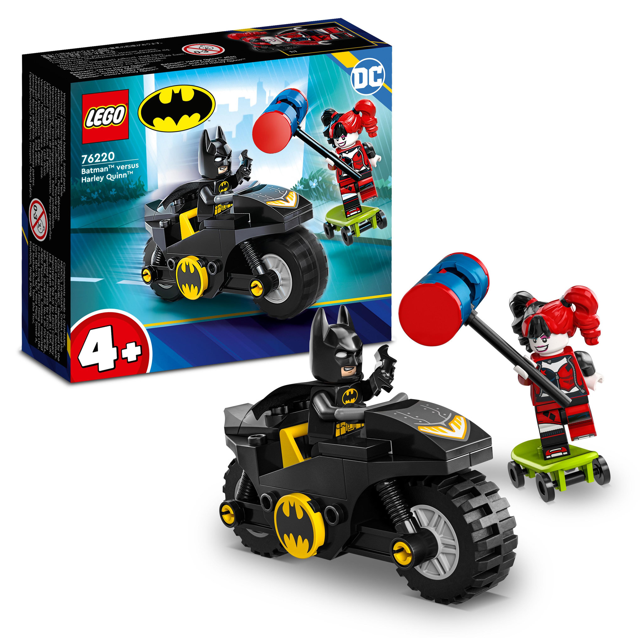 Voir la diapositive 2 : LEGO DC Comics Super Heroes 76200 Batman vs Harley Queen