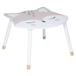 Atmosphera Kids Table Enfant Renard  Douceur  64cm Blanc