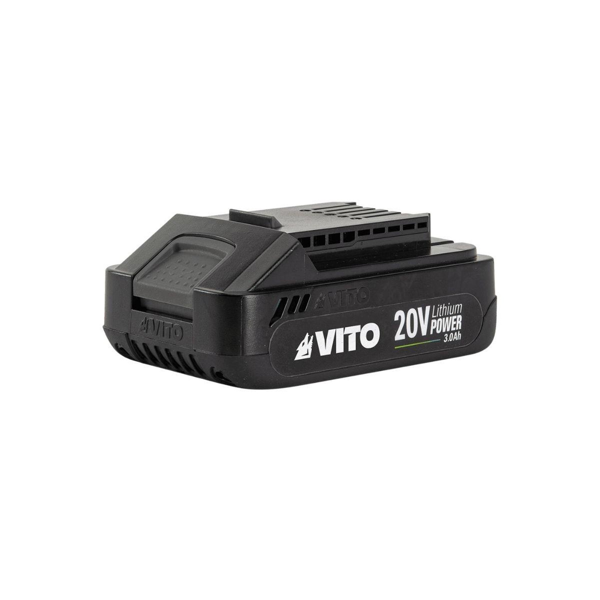 Voir la diapositive 6 : VITO Coupe bordure sans fil avec batterie 20v 3.0ah + chargeur + jeu de 20 lames coupantes mat télescopique vito