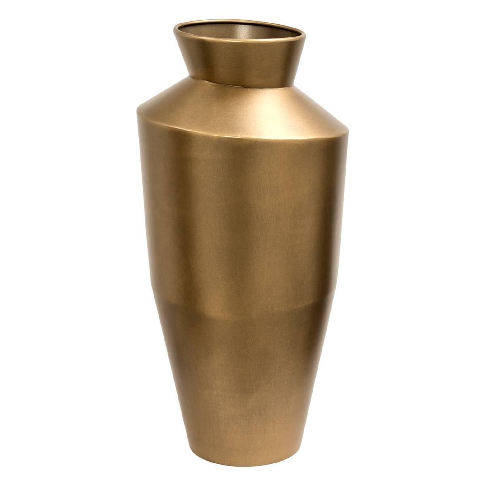 ATMOSPHERA Vase Déco en Métal  Barrel  40cm Doré