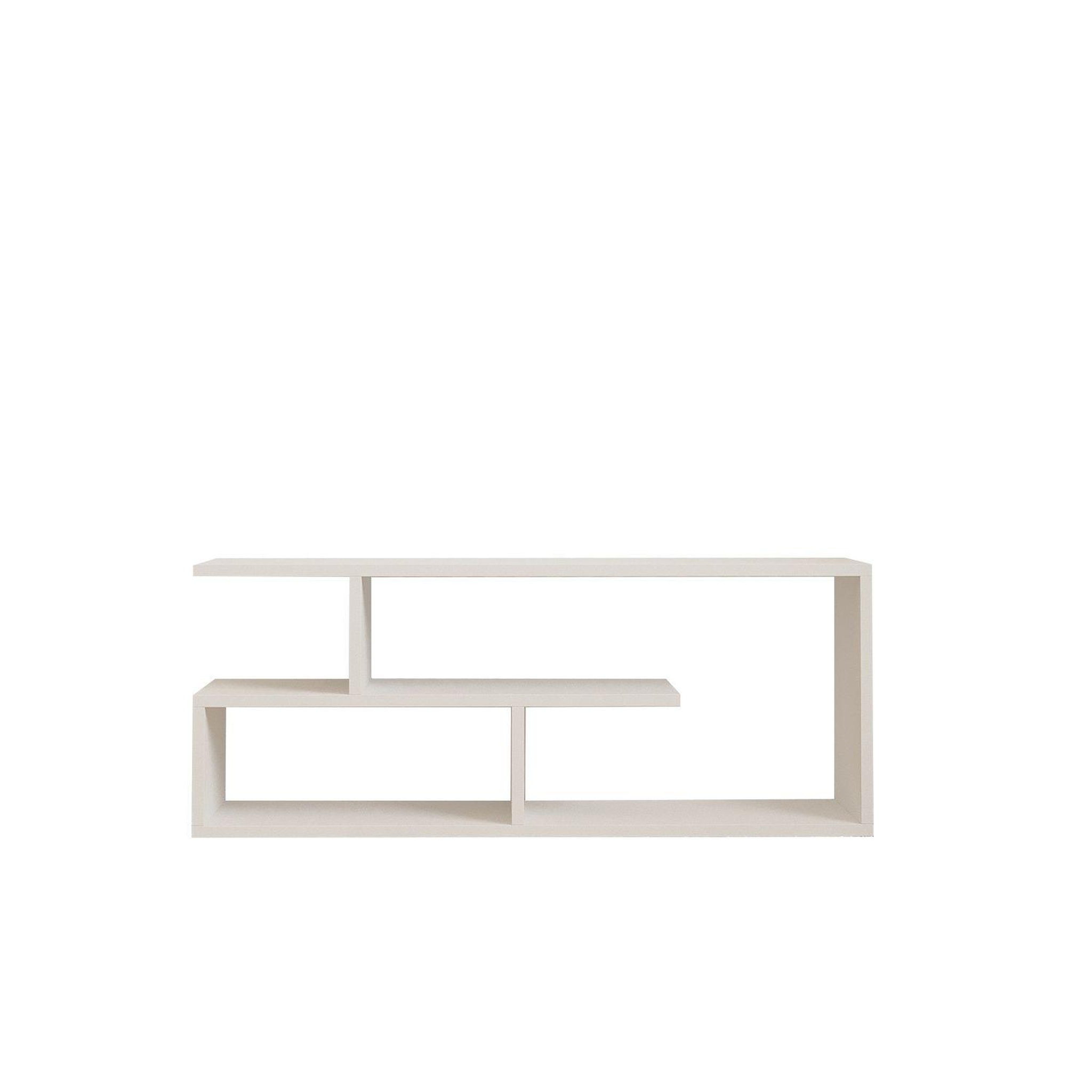 TOILINUX Meuble tv design en bois raphael - blanc