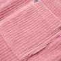 VIDAXL Robe salopette pour enfants velours cotele rose clair 104