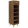 Voir la diapositive 2 : VIDAXL Meuble a chaussures Chene marron 30x35x105 cm Bois d'ingenierie