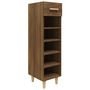 Voir la diapositive 2 : VIDAXL Meuble a chaussures Chene marron 30x35x105 cm Bois d'ingenierie