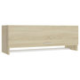 Voir la diapositive 2 : VIDAXL Garde-robe chene sonoma 100x32,5x35 cm bois d'ingenierie