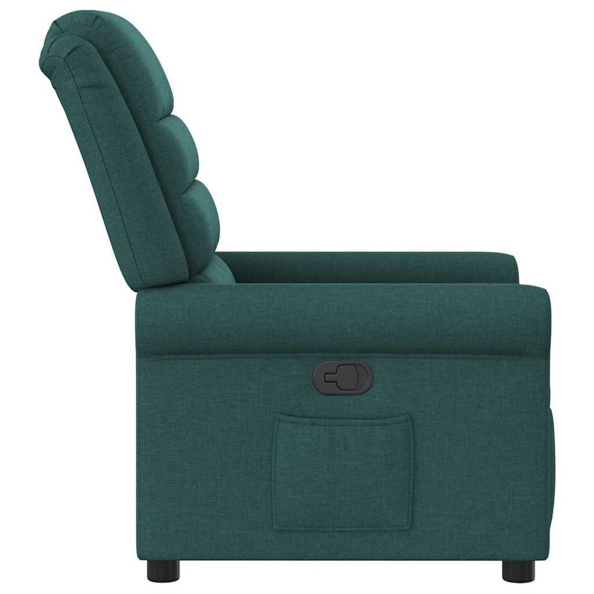 VIDAXL Fauteuil inclinable Vert fonce Tissu