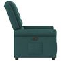 Voir la diapositive 4 : VIDAXL Fauteuil inclinable Vert fonce Tissu