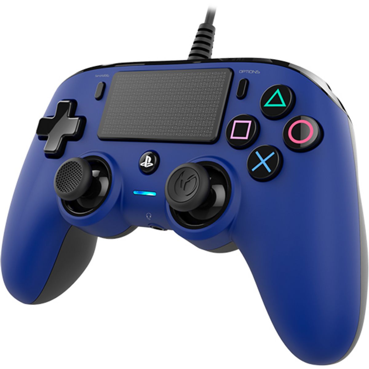 NACON Manette Nacon filaire compacte Bleue PS4