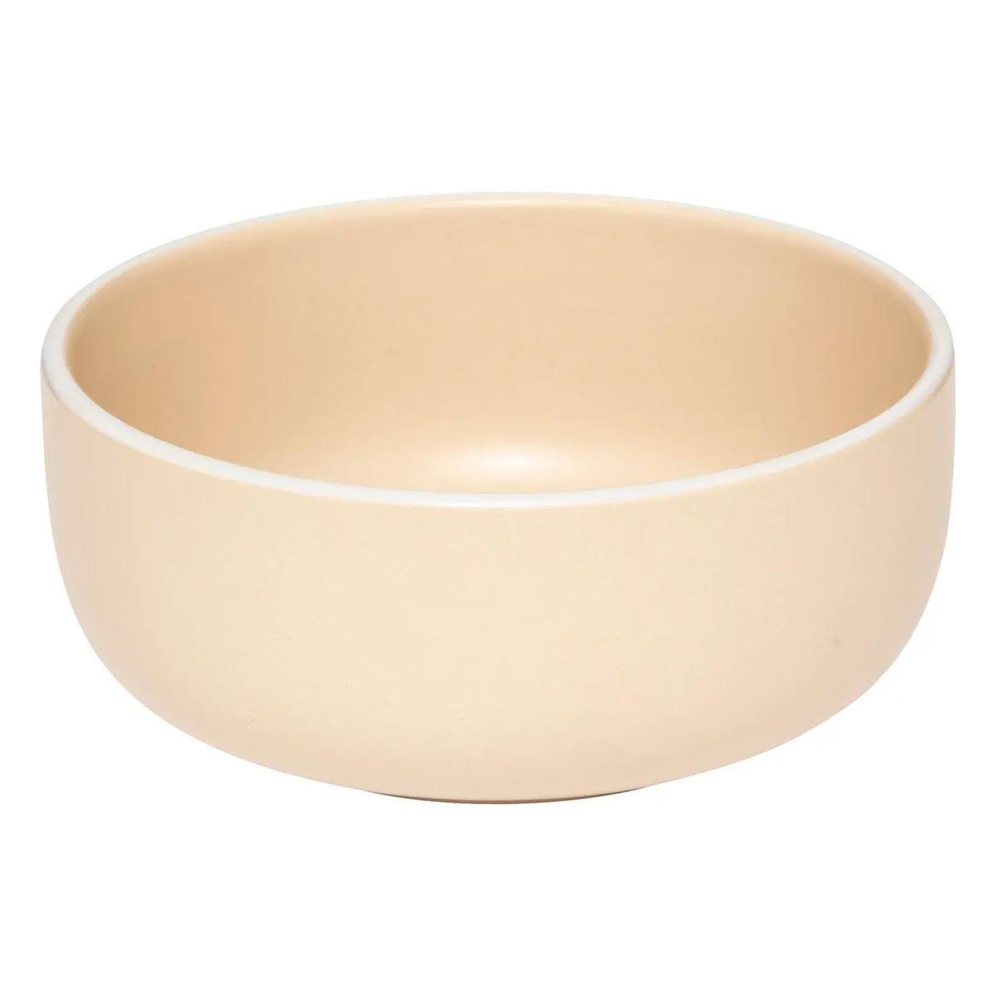 Voir la diapositive 2 : SECRET DE GOURMET Lot de 6 coupelles en grès  alix  14cm beige