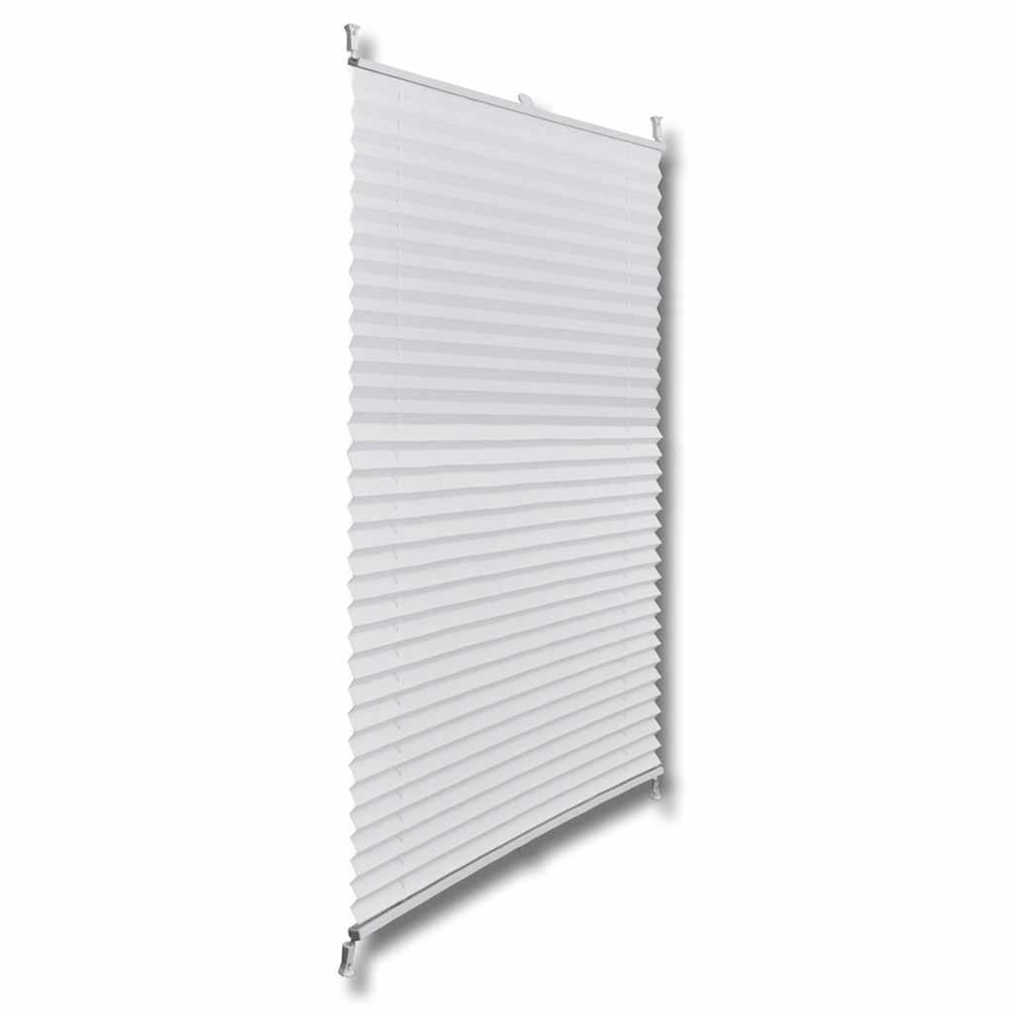 Voir la diapositive 3 : VIDAXL Store plisse 60x100 cm Blanc