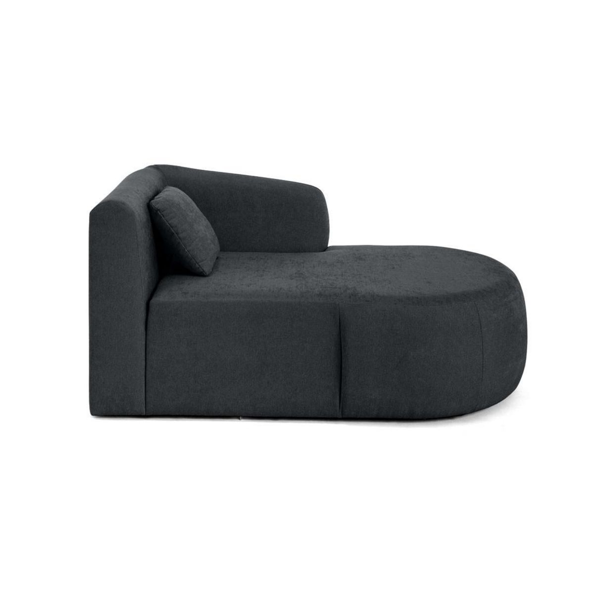 LISA DESIGN Ikare - module d'assise méridienne droit - en tissu