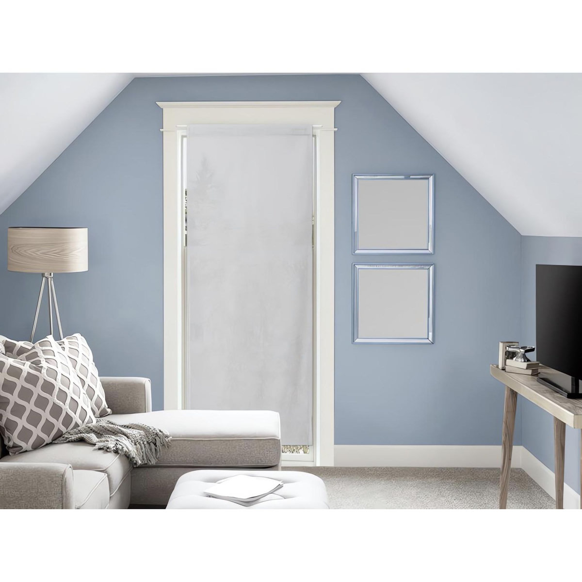 SOLEIL D'OCRE Voile pour porte fenêtre en coton PANAMA, par Soleil d'Ocre