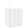 Voir la diapositive 1 : VIDAXL Pare baignoire en L 70x120x137 cm 4 panneaux pliables