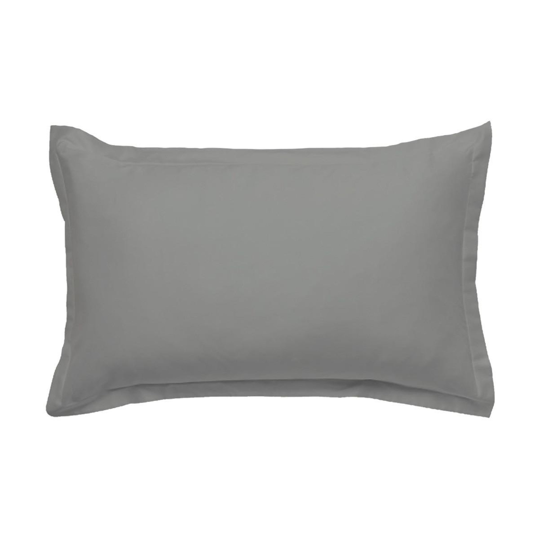 Voir la diapositive 1 : FUTURE HOME Taie d'oreiller en coton 57 fils unie