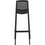 Voir la diapositive 4 : Habitat et Jardin Lot de 2 chaises hautes empilables en plastique  Néora  - Noir