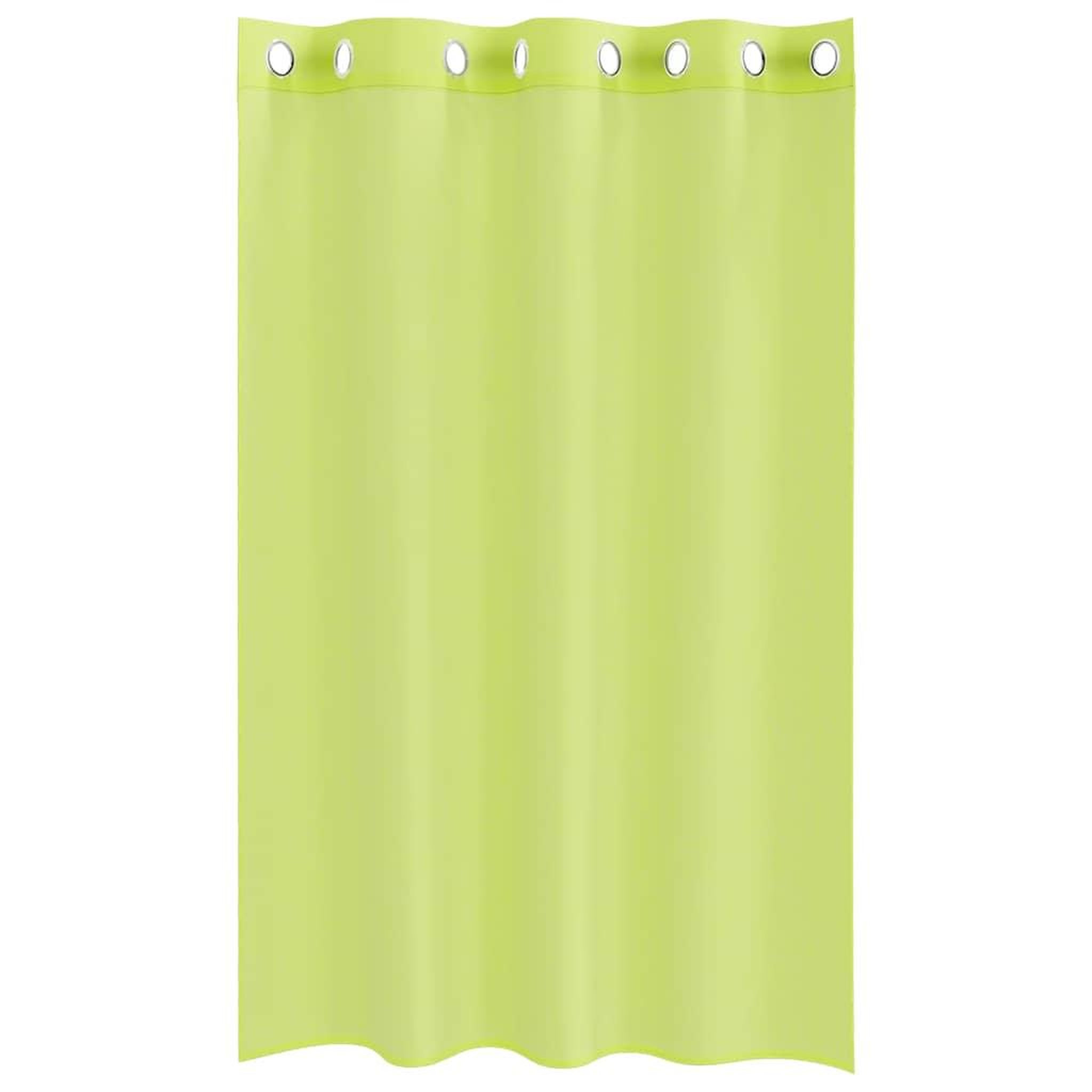 Voir la diapositive 4 : VIDAXL Rideaux en voile avec œillets 2 pcs vert pomme 140x175 cm
