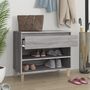 Voir la diapositive 3 : VIDAXL Armoire a chaussures Sonoma gris 70x36x60 cm Bois d'ingenierie