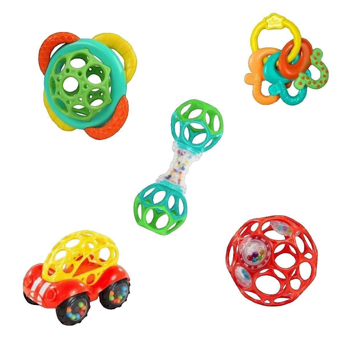 Oball Set de Hochet Bright Starts couleurs vives