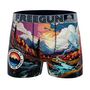 Voir la diapositive 3 : FREEGUN Lot de 4 boxers homme Vibrant