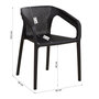 Voir la diapositive 3 : HomeStyle4U Lot de 6 chaises jardin en noir