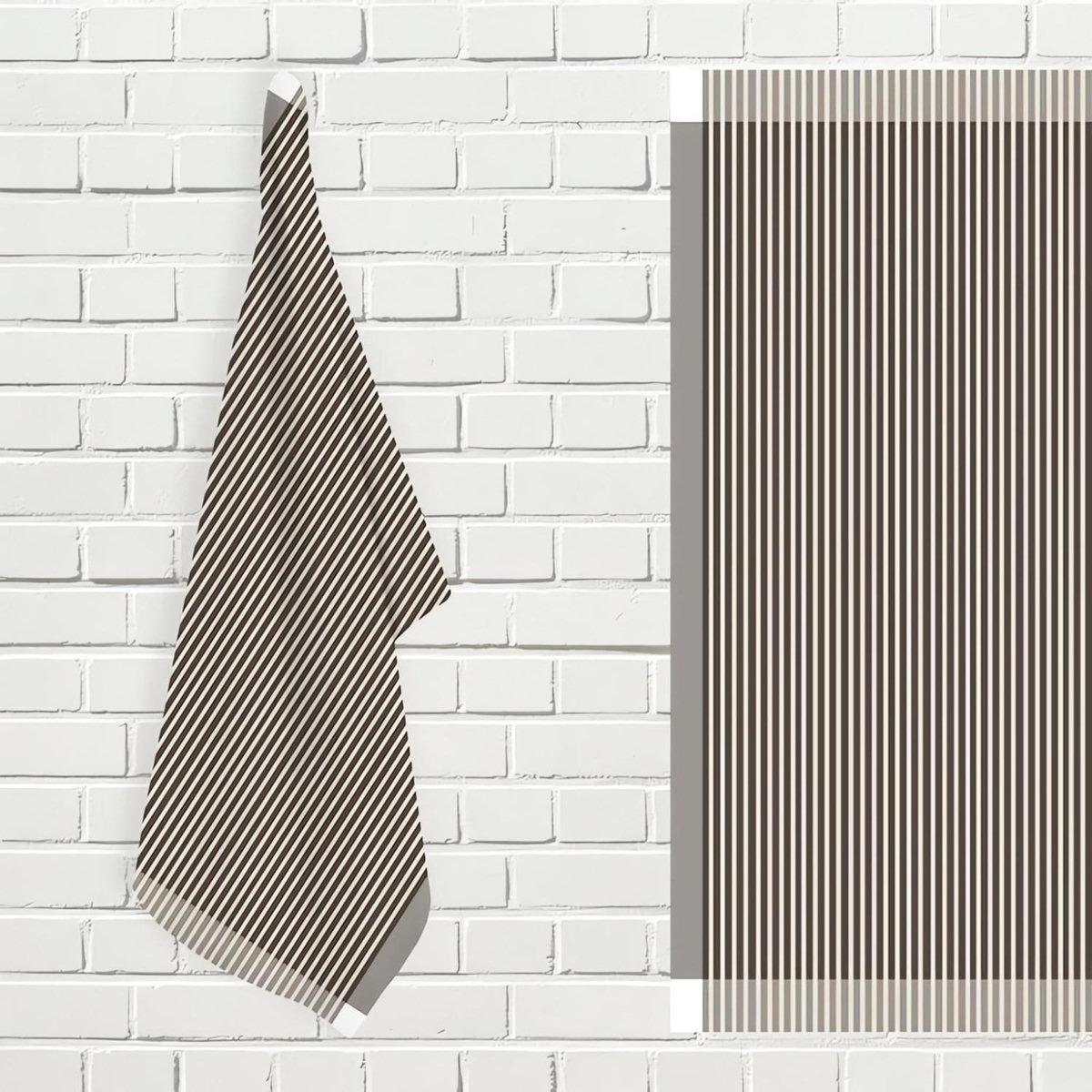 SOLEIL D'OCRE Lot de torchons de cuisine coton KENT, par Soleil d'ocre