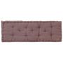 Voir la diapositive 4 : VIDAXL Coussin de plancher de palette Coton 120x40x7 cm Taupe