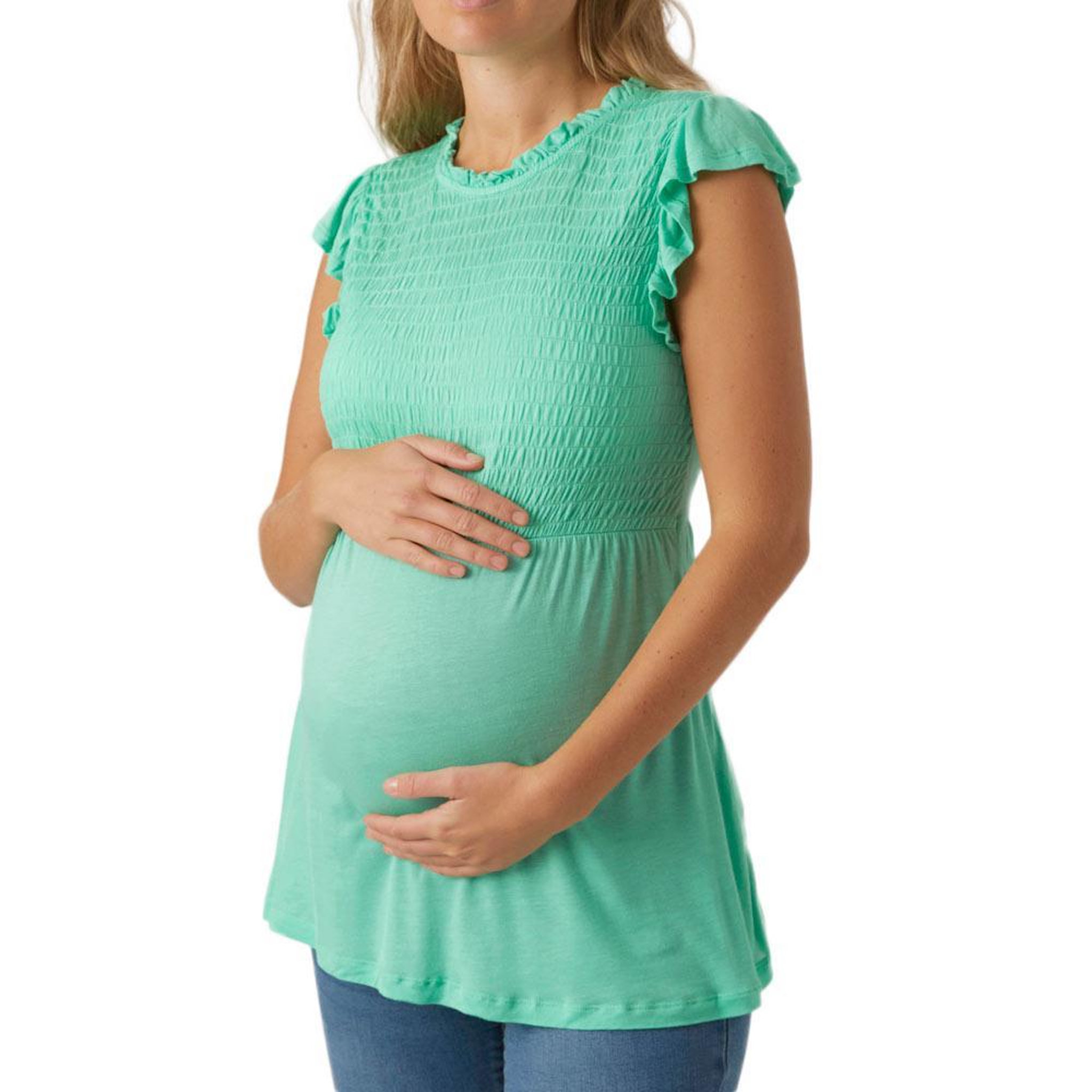 MAMALICIOUS Top de Grossesse  Femme Mamalicious 20015684. Coloris disponibles : Vert