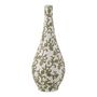 Voir la diapositive 1 : Paris Prix Vase Poire en Porcelaine  Yezi  43cm Vert & Blanc