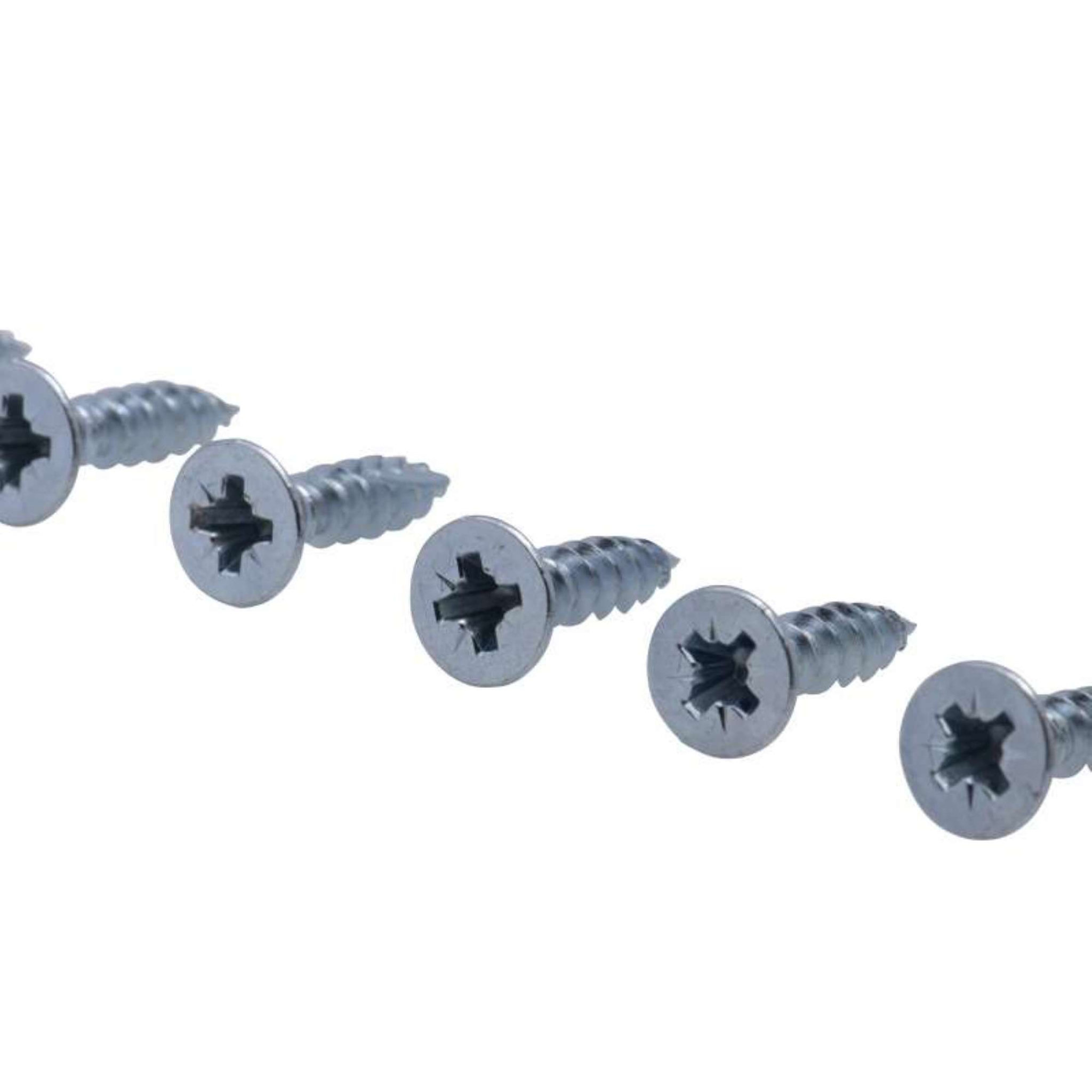 Voir la diapositive 4 :  Vis à bois tête fraisée PZ zinguée Vissal filet total 4,5x25 mm  x14 vis