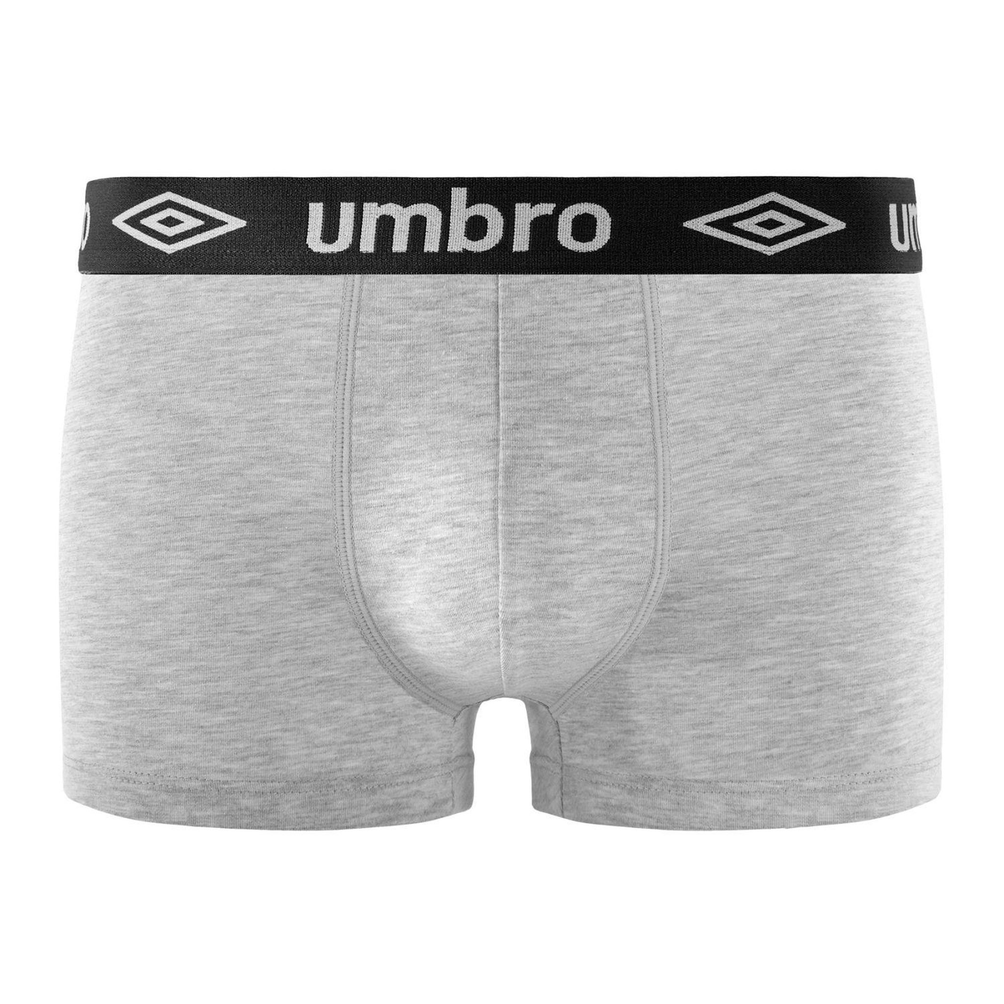 Voir la diapositive 3 : UMBRO Lot de 3 boxers coton homme uni