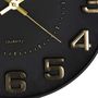 Voir la diapositive 3 : ATMOSPHERA Horloge chiffres 3D - Diam 30 cm - Noir