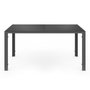 Voir la diapositive 3 : ID MARKET Salon de jardin MADRID table 150 CM et 6 chaises empilables mix color gris, noir et bleu