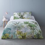 Dourev Housse de couette 220x240 Jessamine + 2 taies percale 76 fils
