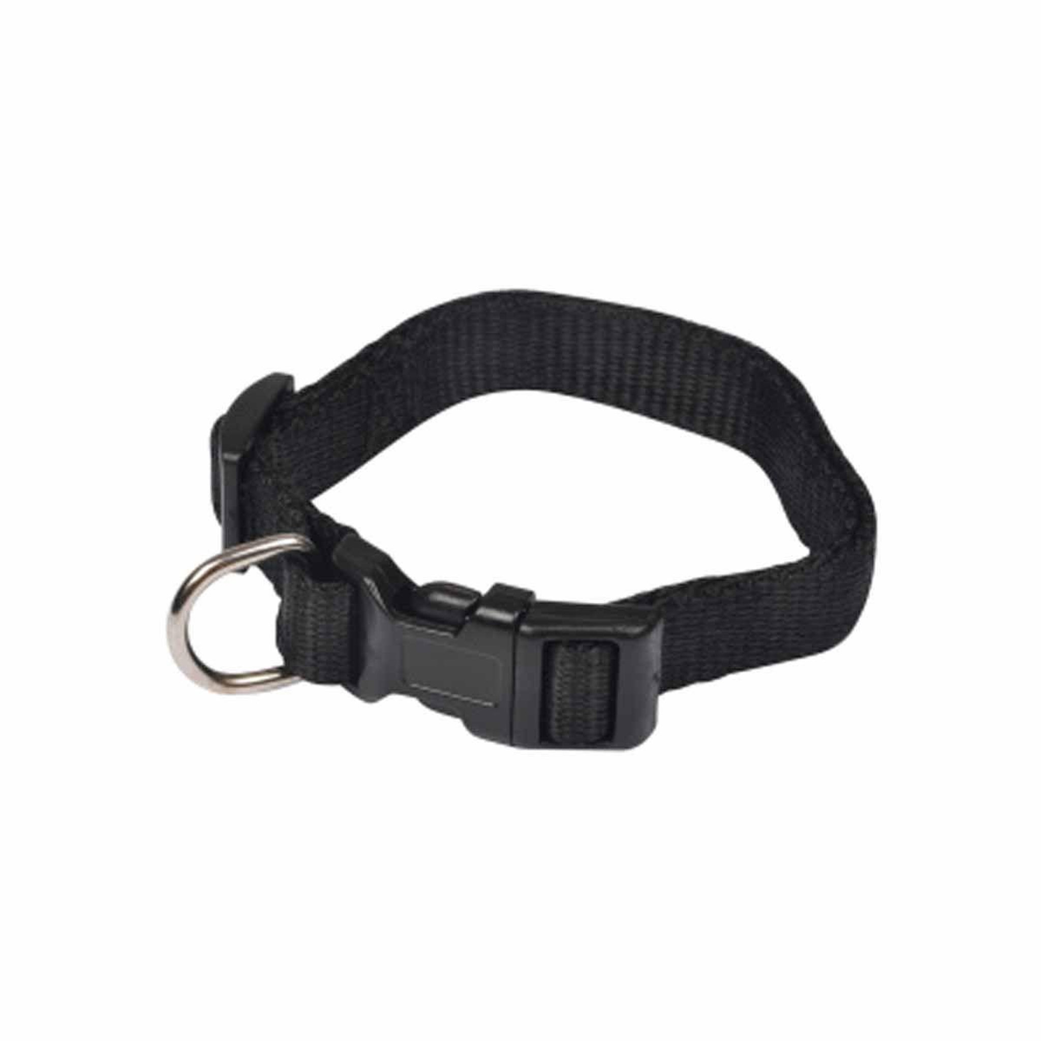 HOMEA Collier réglable chien  essentiel  30-45cm noir