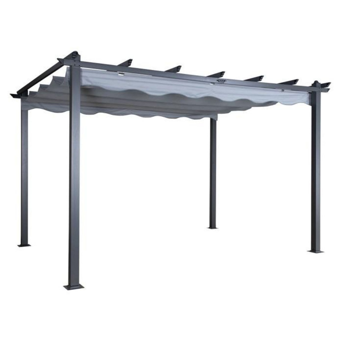 Paris Prix Pergola Avec Toit  Lazio  395cm Gris