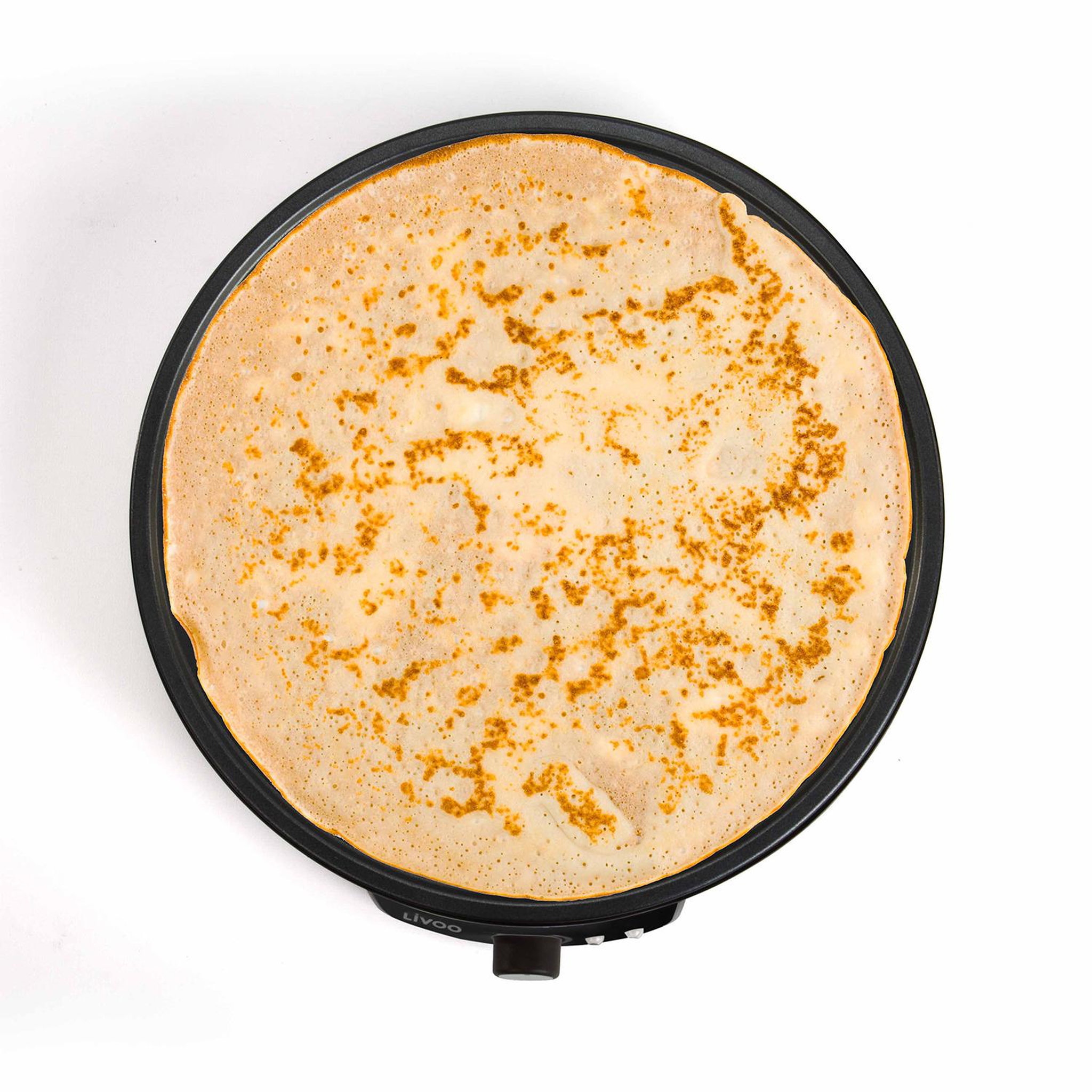 Voir la diapositive 3 : LIVOO Crêpière antiadhésive 1000w 30cm - DOP196