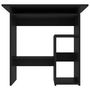 Voir la diapositive 5 : VIDAXL Bureau Noir 80x45x74 cm Bois d'ingenierie