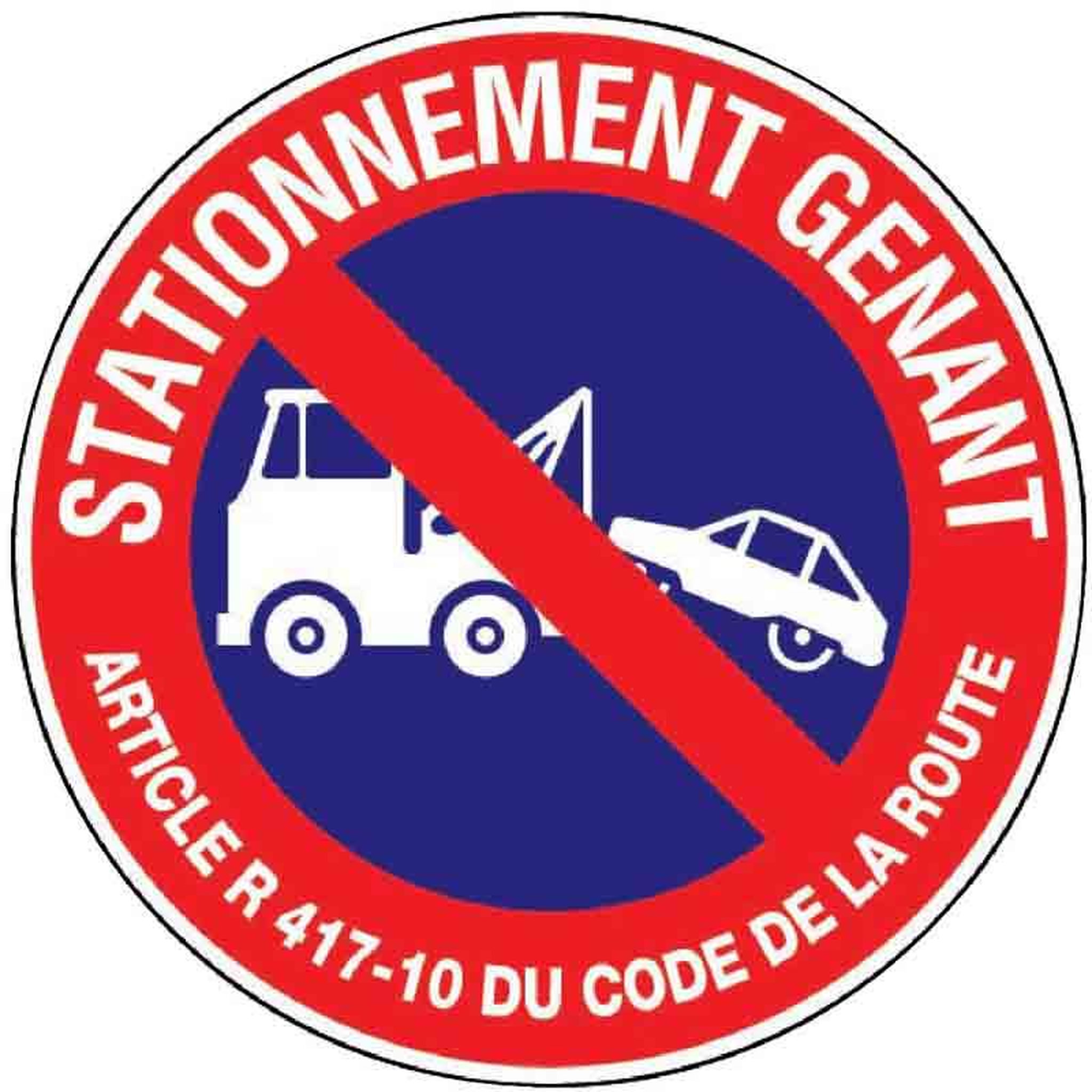 NOVAP Disque plastique  Stationnement gênant