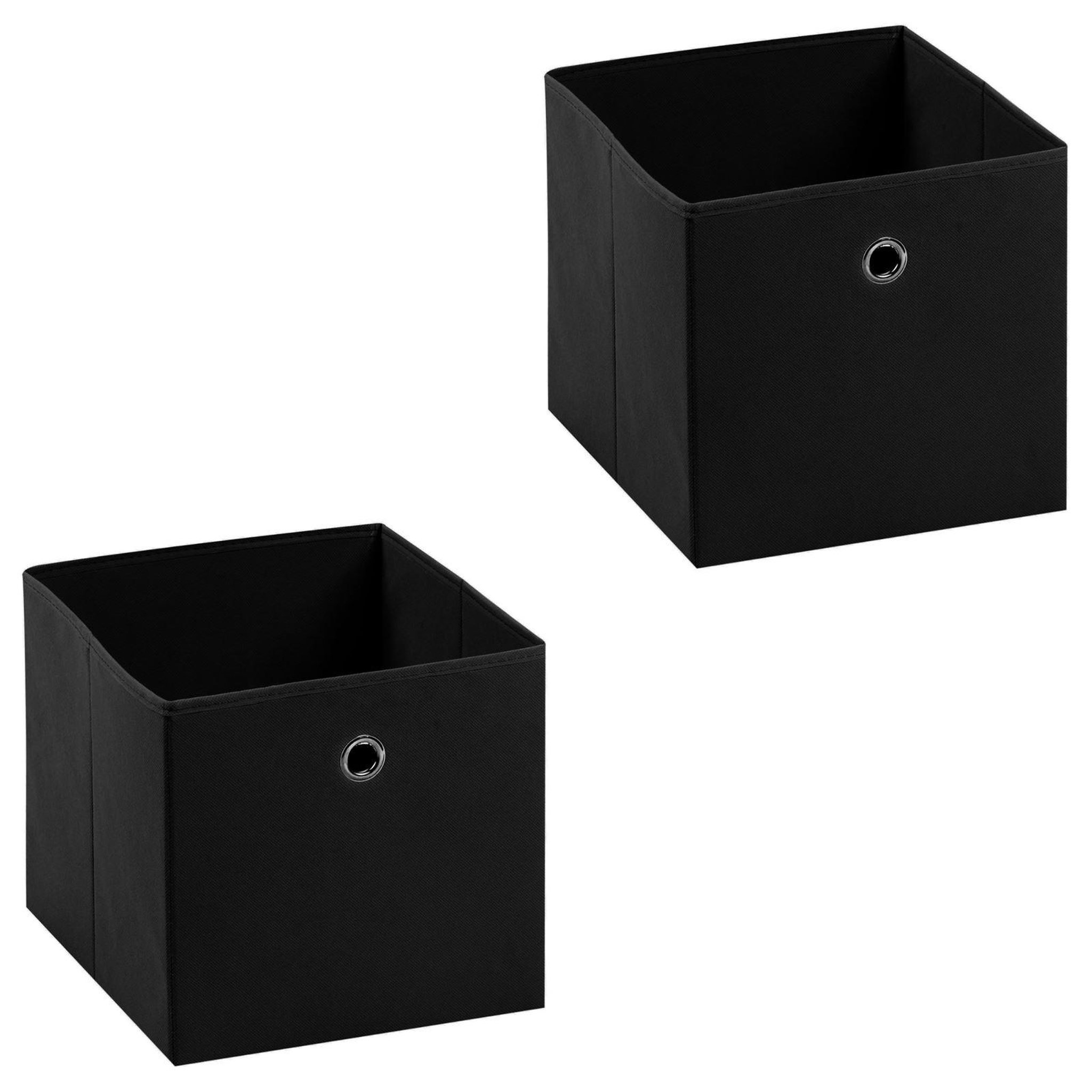 Voir la diapositive 1 : IDIMEX Lot de 2 boîtes de rangement ELA, en tissu