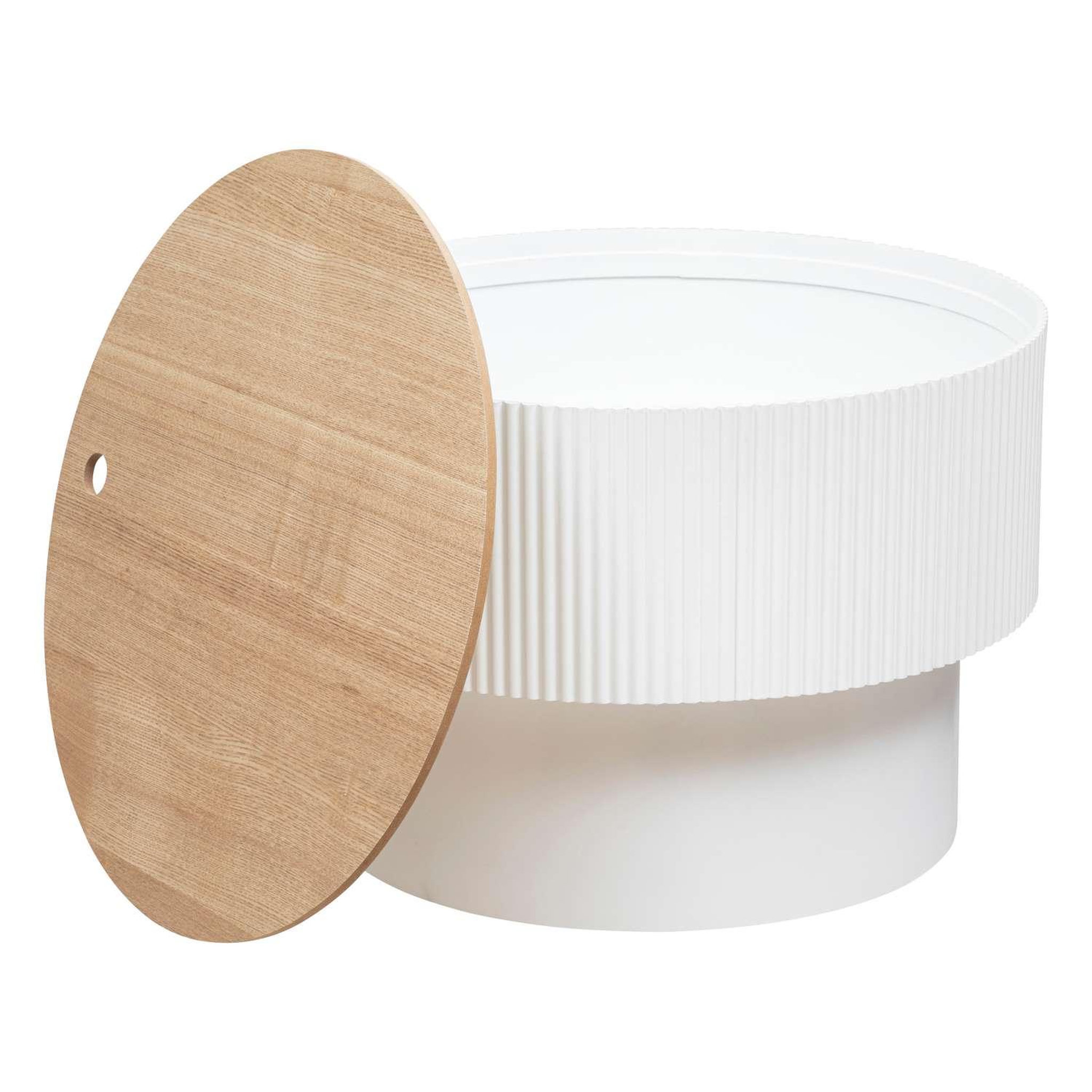 Voir la diapositive 3 : ATMOSPHERA Table basse coffre en bois ENOLA